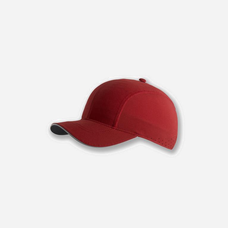 Brooks Chaser Israel - Men's Running Hat - Beet/Red/burgundy (38217-RCNV)